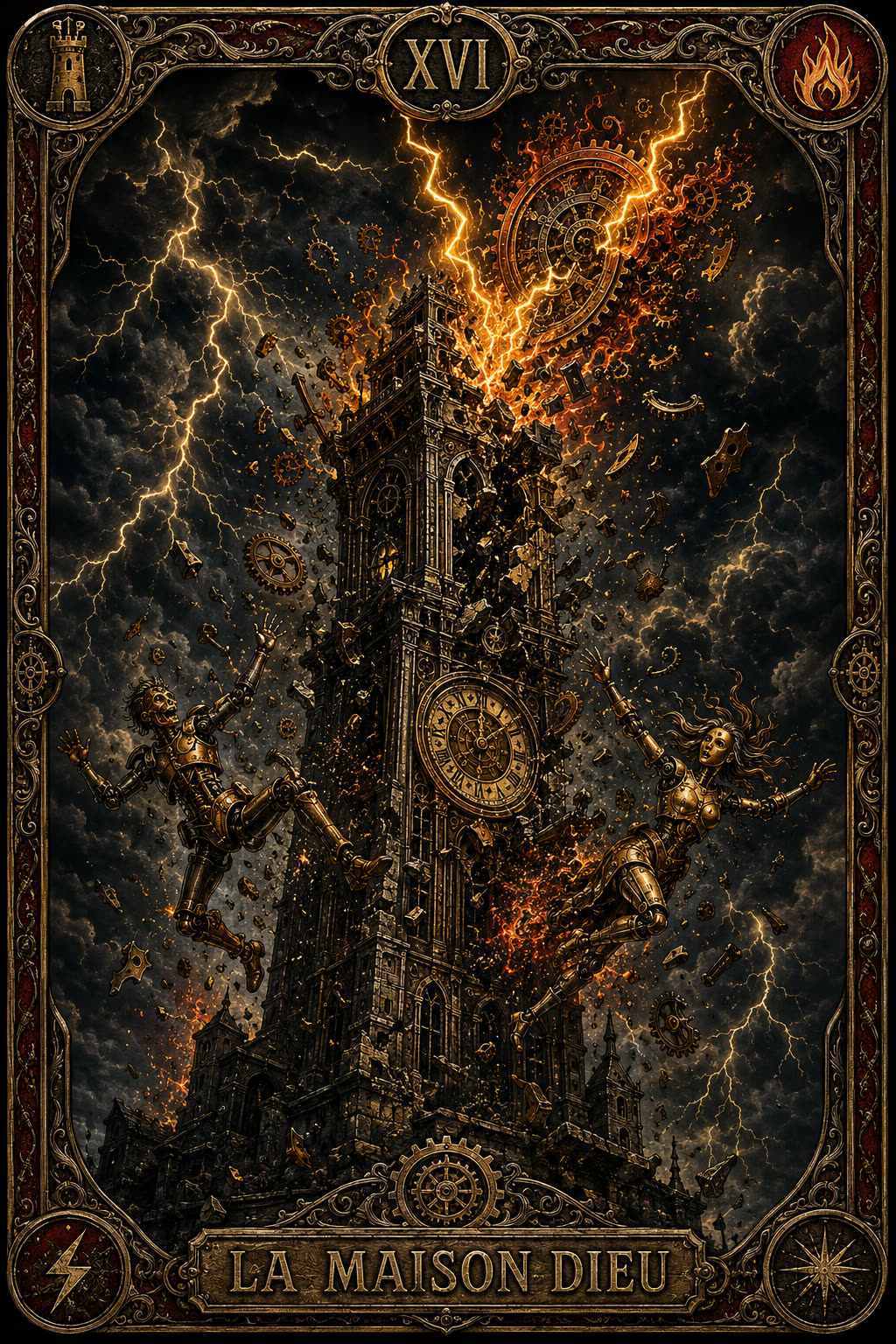 XVI — La Maison Dieu — Arcana Mechanica — La Galerie Mécanique