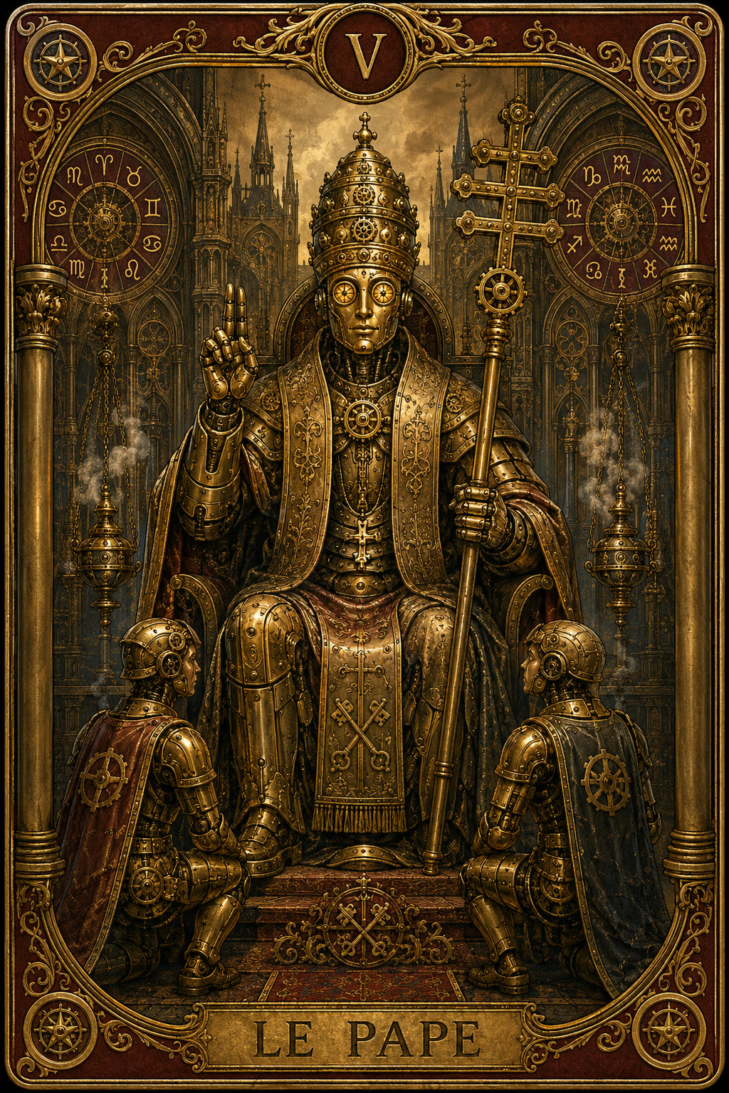 V — Le Pape — Arcana Mechanica — La Galerie Mécanique