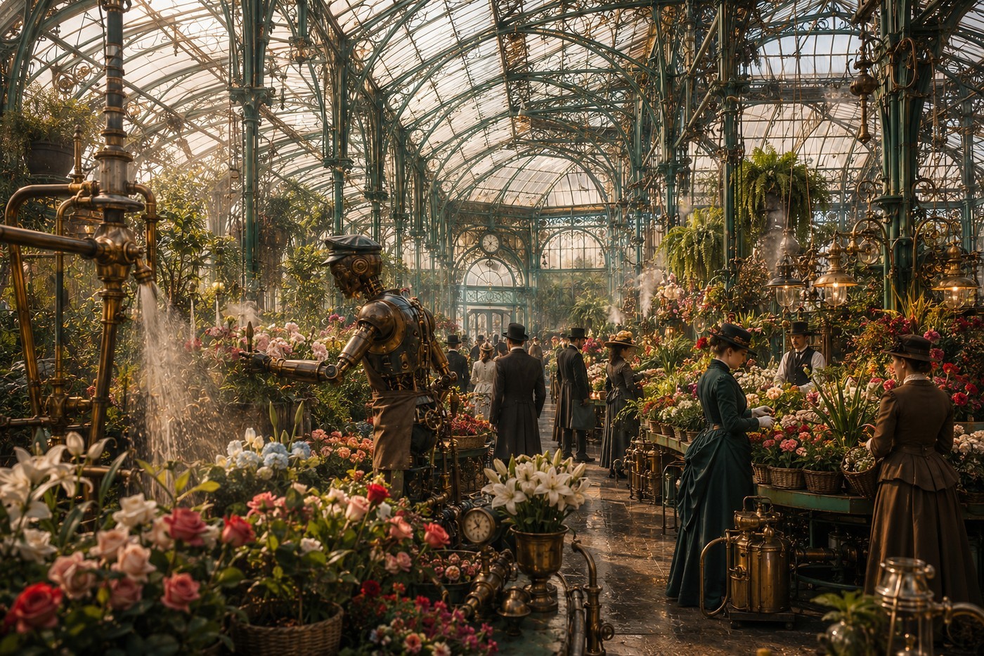 Jardin d'Hiver Mécanique — La Belle Époque Mécanique — La Galerie Mécanique