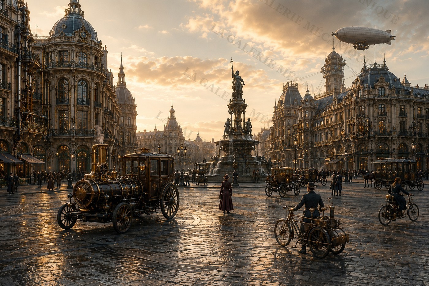La Grand-Place Dorée — La Belle Époque Mécanique — La Galerie Mécanique