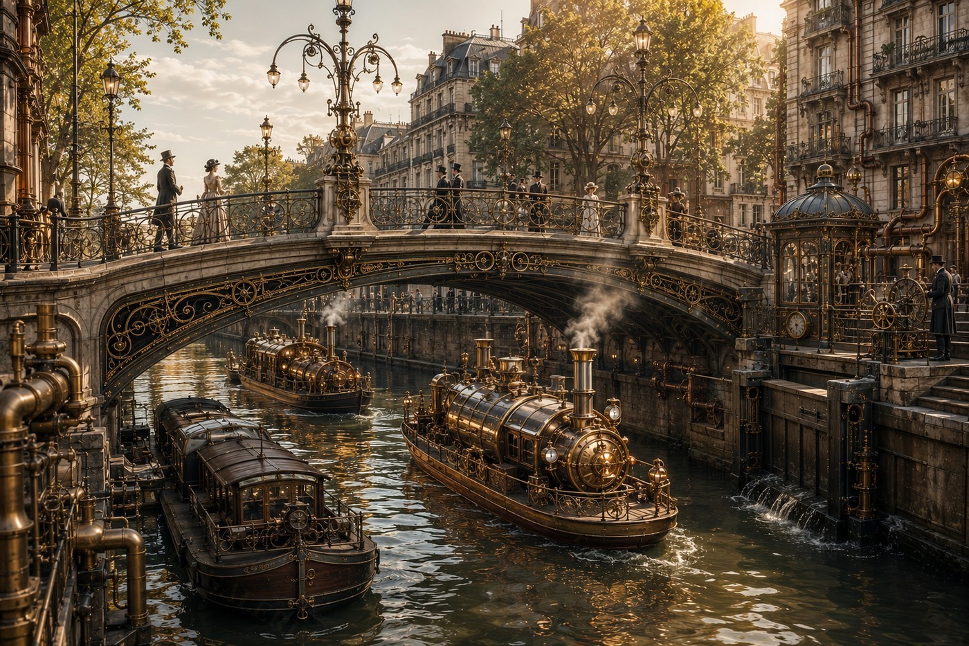 Les Nefs à Vapeur — La Belle Époque Mécanique — La Galerie Mécanique