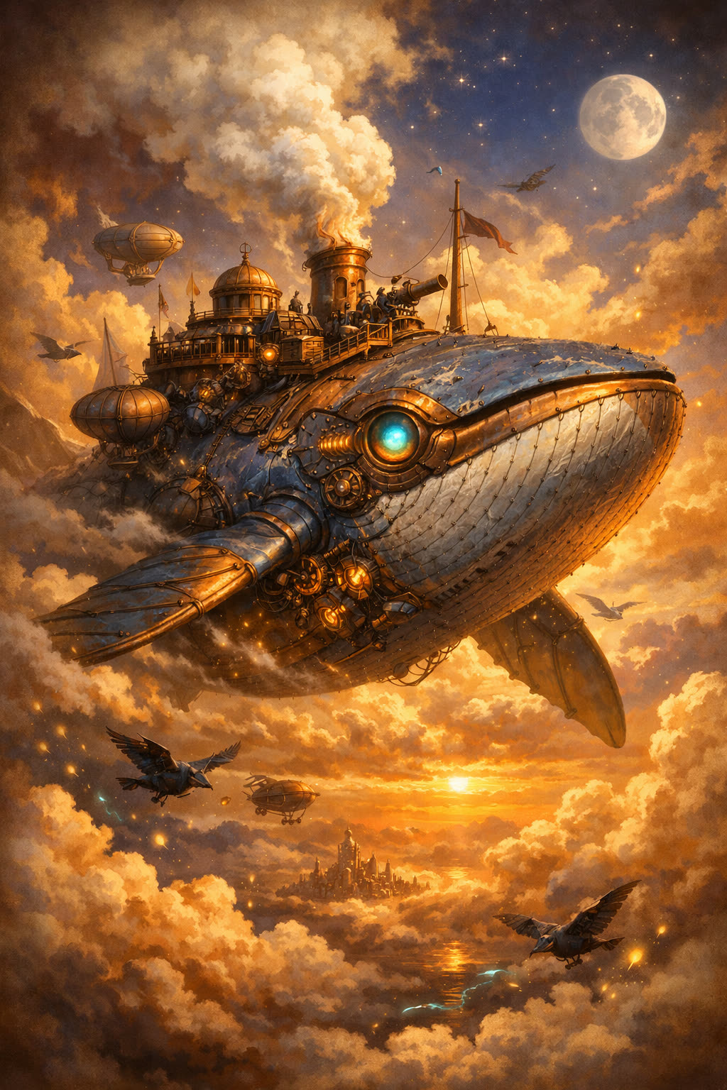 La Baleine des Nuages — Bestiarum Mechanicum — La Galerie Mécanique