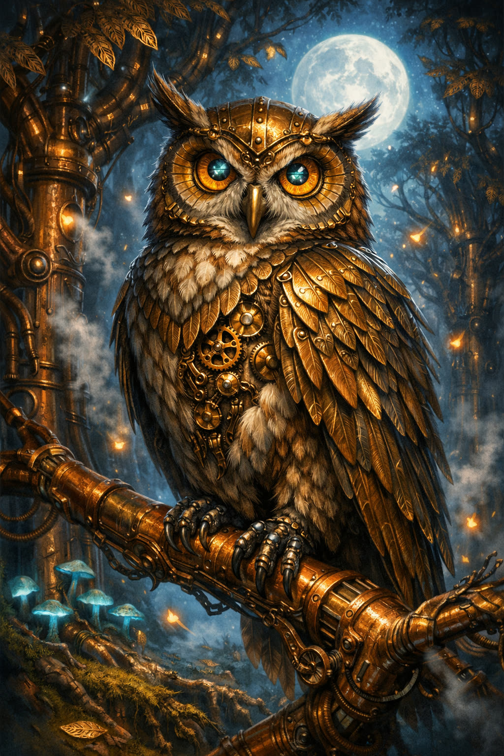 Le Hibou — Bestiarum Mechanicum — La Galerie Mécanique