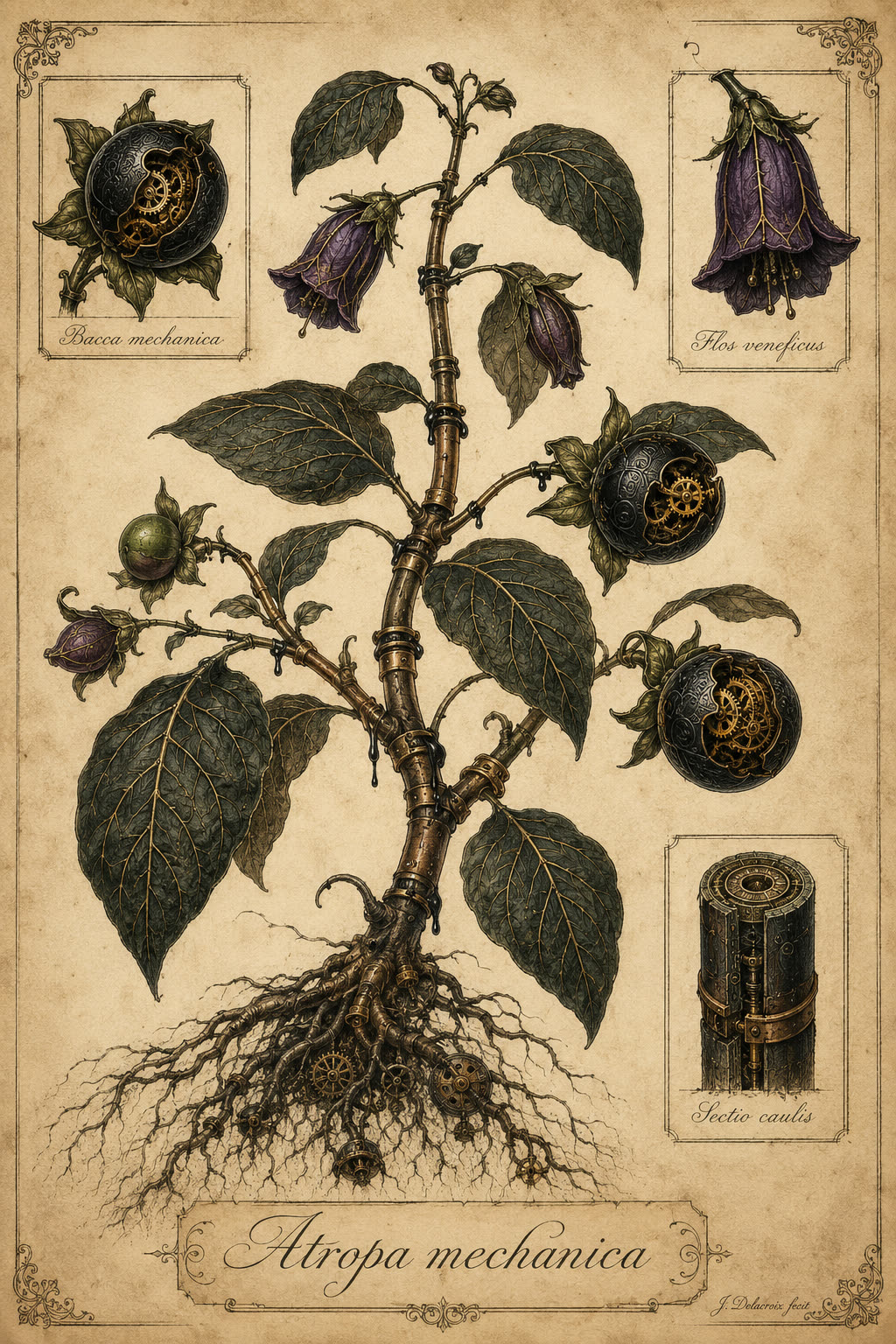 Atropa Mechanica — Herbarium Mechanica — La Galerie Mécanique
