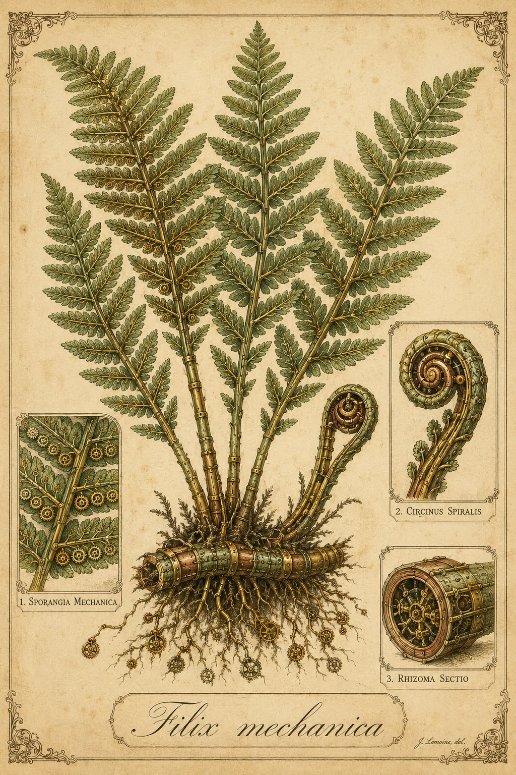 Filix Mechanica — Herbarium Mechanica — La Galerie Mécanique