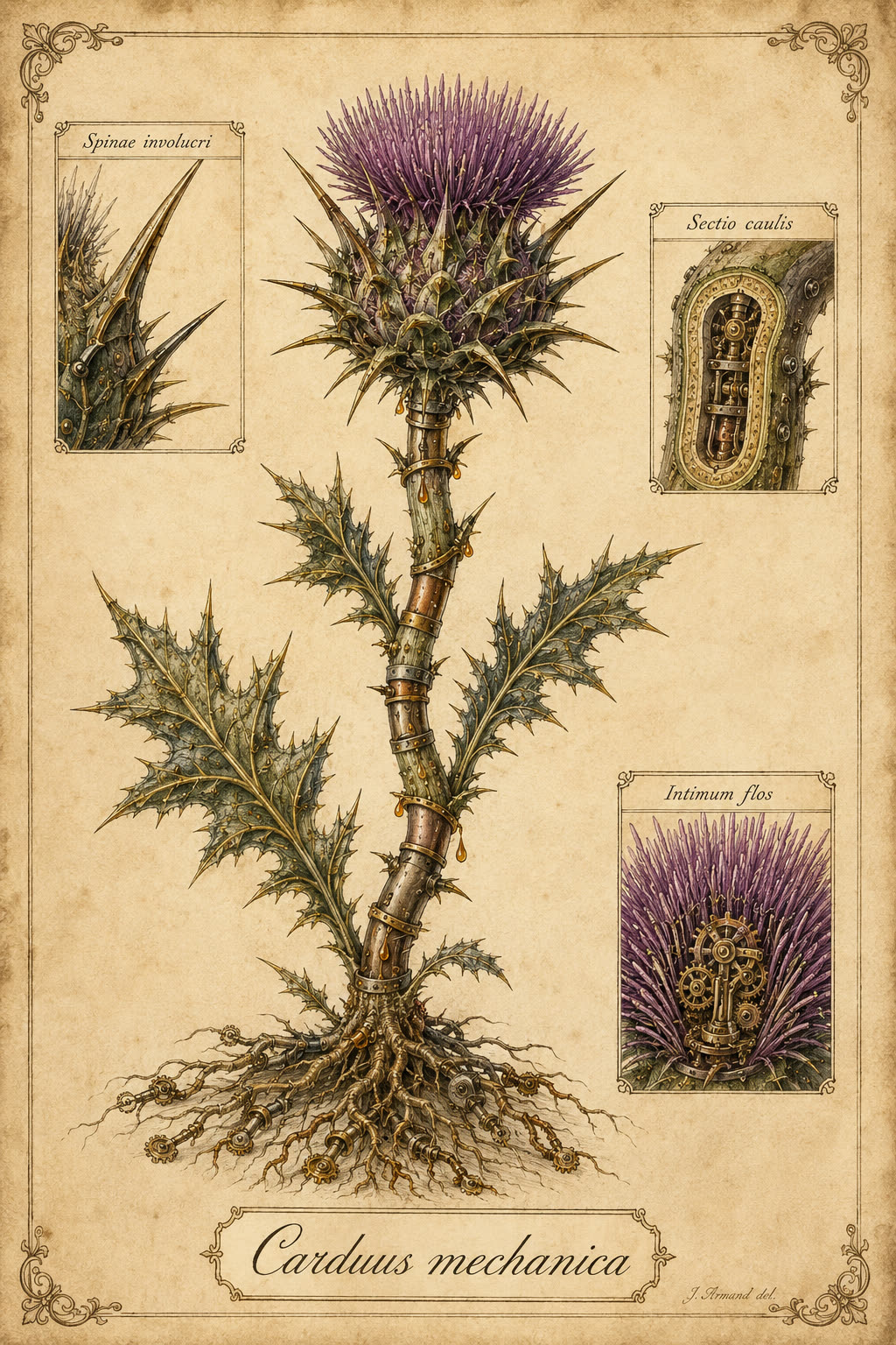 Carduus Mechanica — Herbarium Mechanica — La Galerie Mécanique