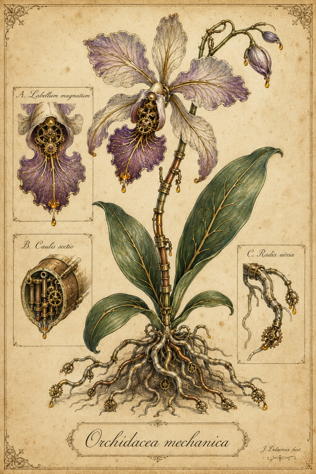 Orchidacea Mechanica — Herbarium Mechanica — La Galerie Mécanique