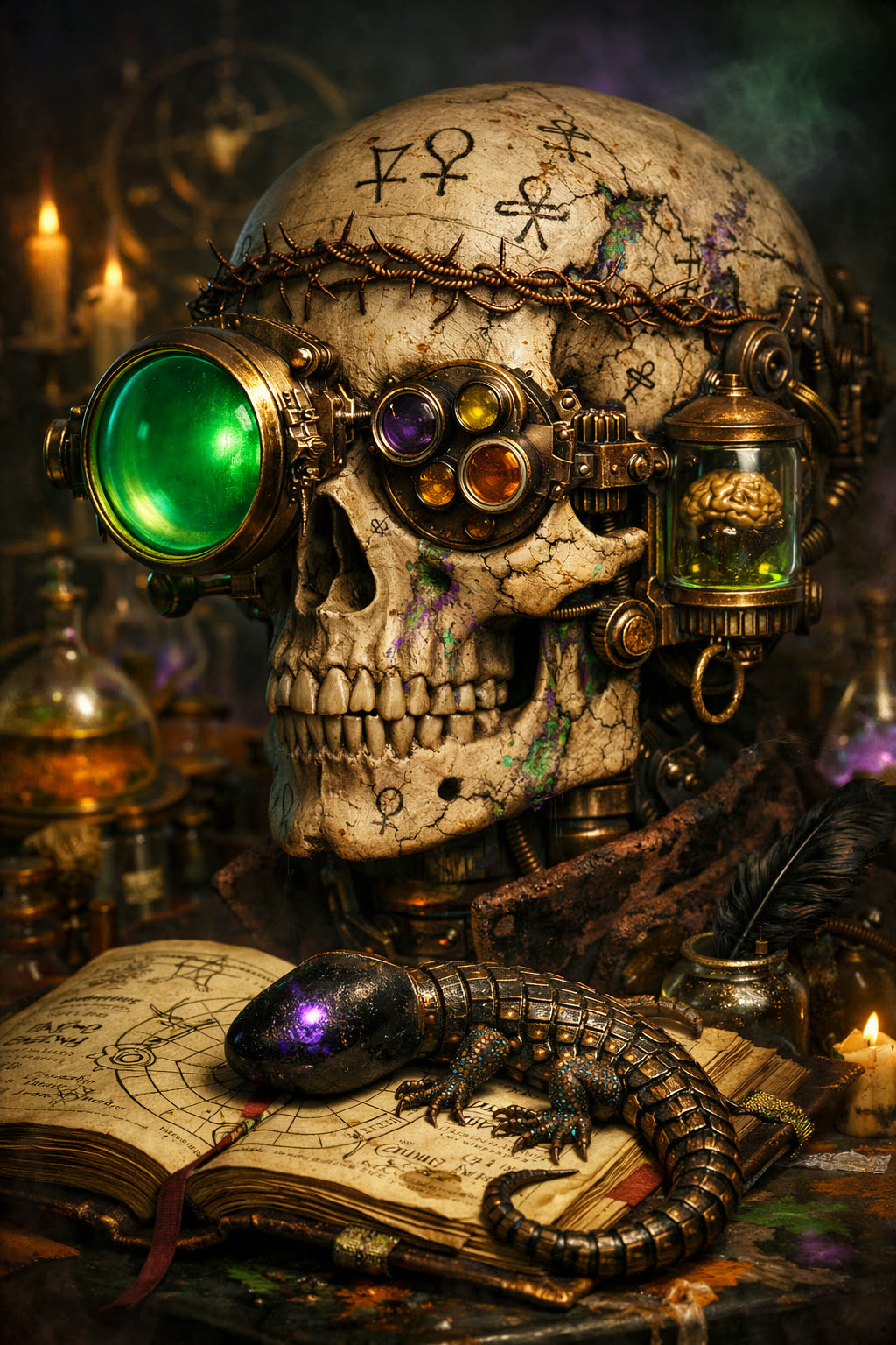 L'Alchimiste — Memento Mori Mécaniques — La Galerie Mécanique