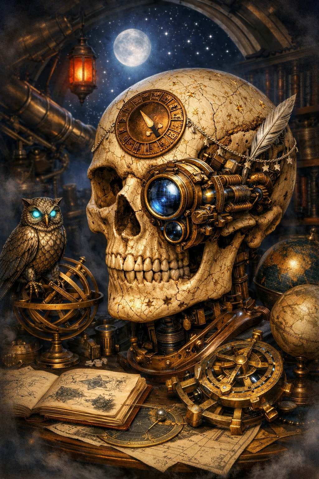 L'Astronome — Memento Mori Mécaniques — La Galerie Mécanique