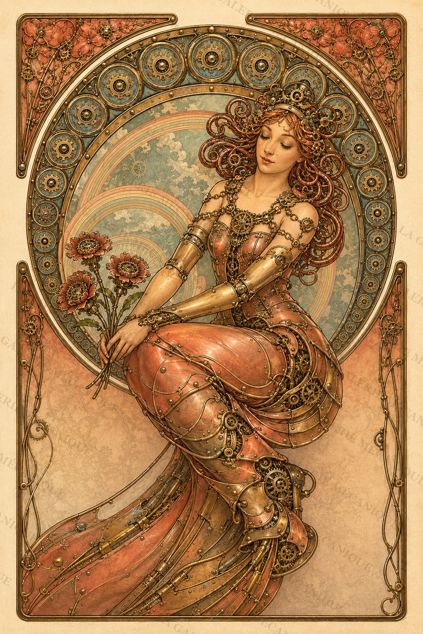 Painting — Mucha Mechanica — La Galerie Mécanique