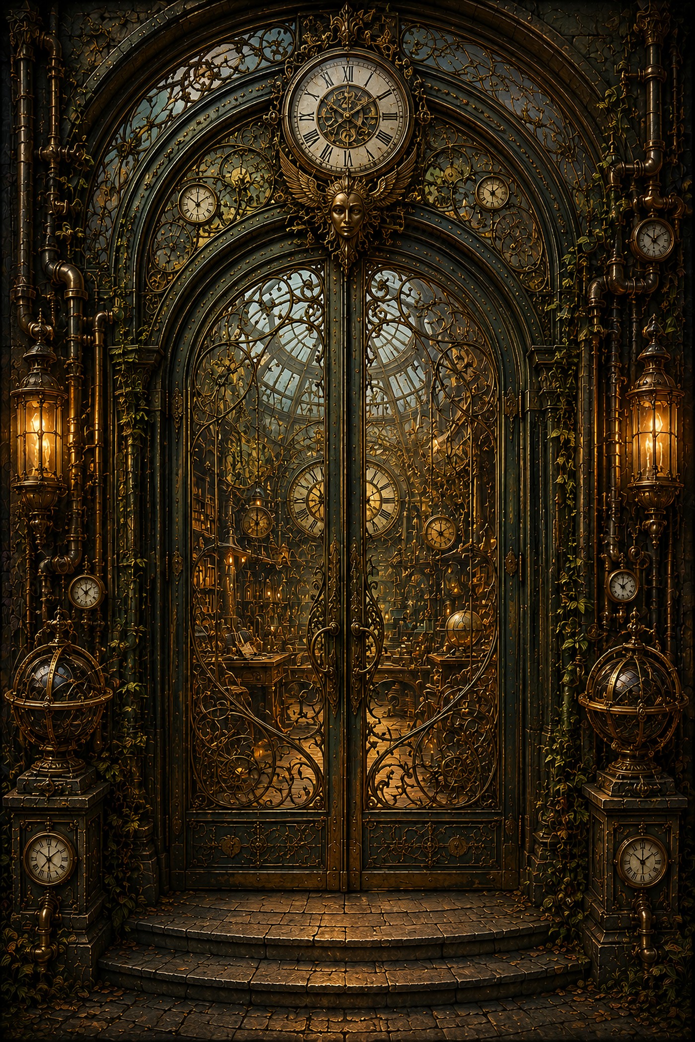 The Clockmaker's Door — Doors of a Forgotten World — La Galerie Mécanique