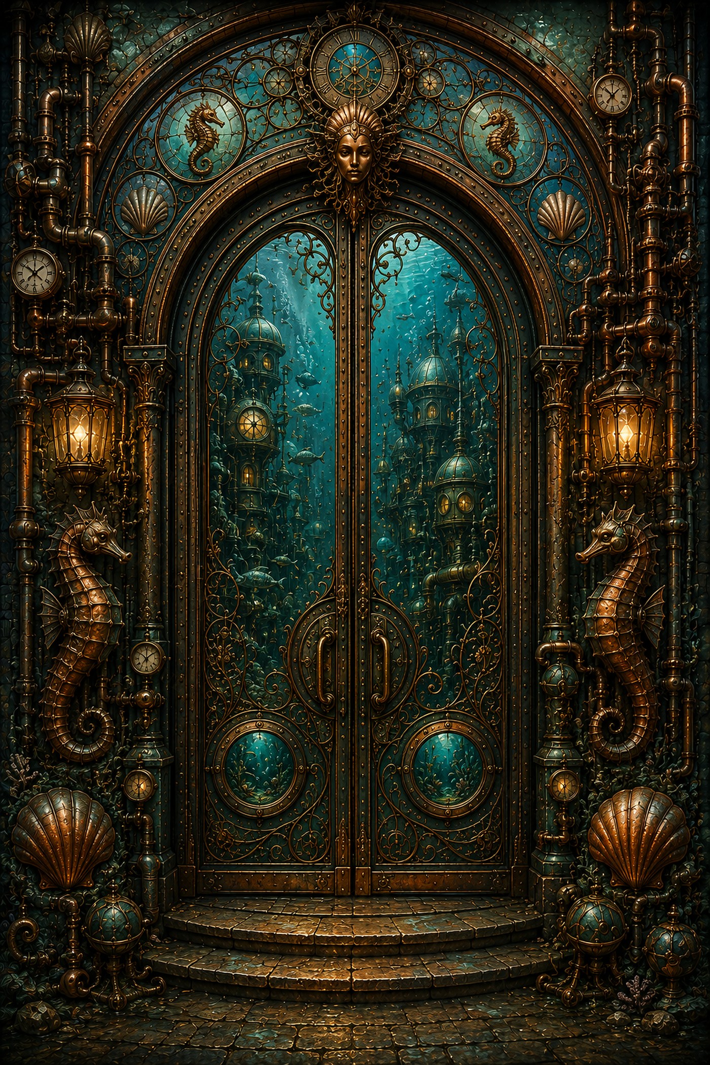 The Abyss Door — Doors of a Forgotten World — La Galerie Mécanique