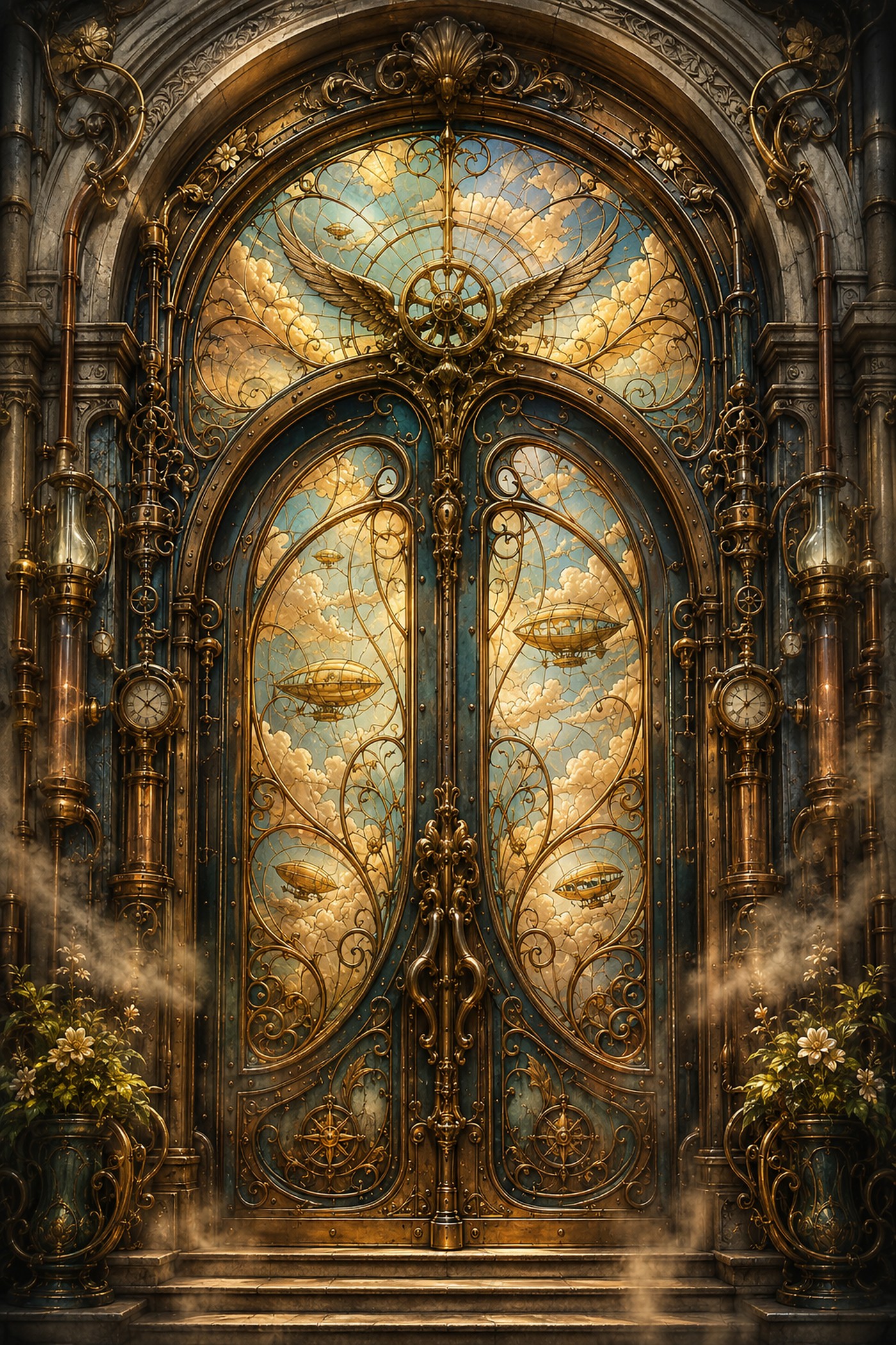 The Cloud Gate — Doors of a Forgotten World — La Galerie Mécanique