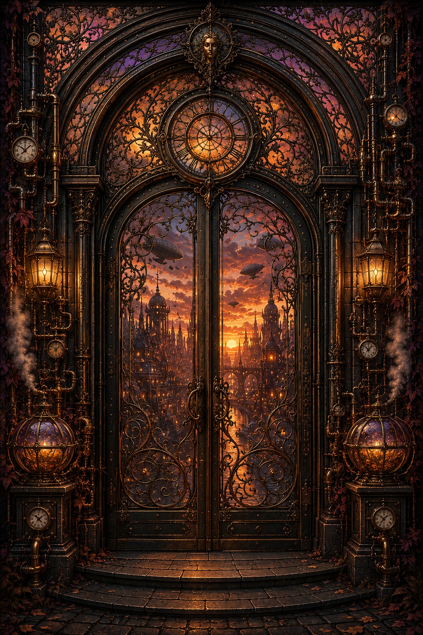 The Twilight Door — Doors of a Forgotten World — La Galerie Mécanique