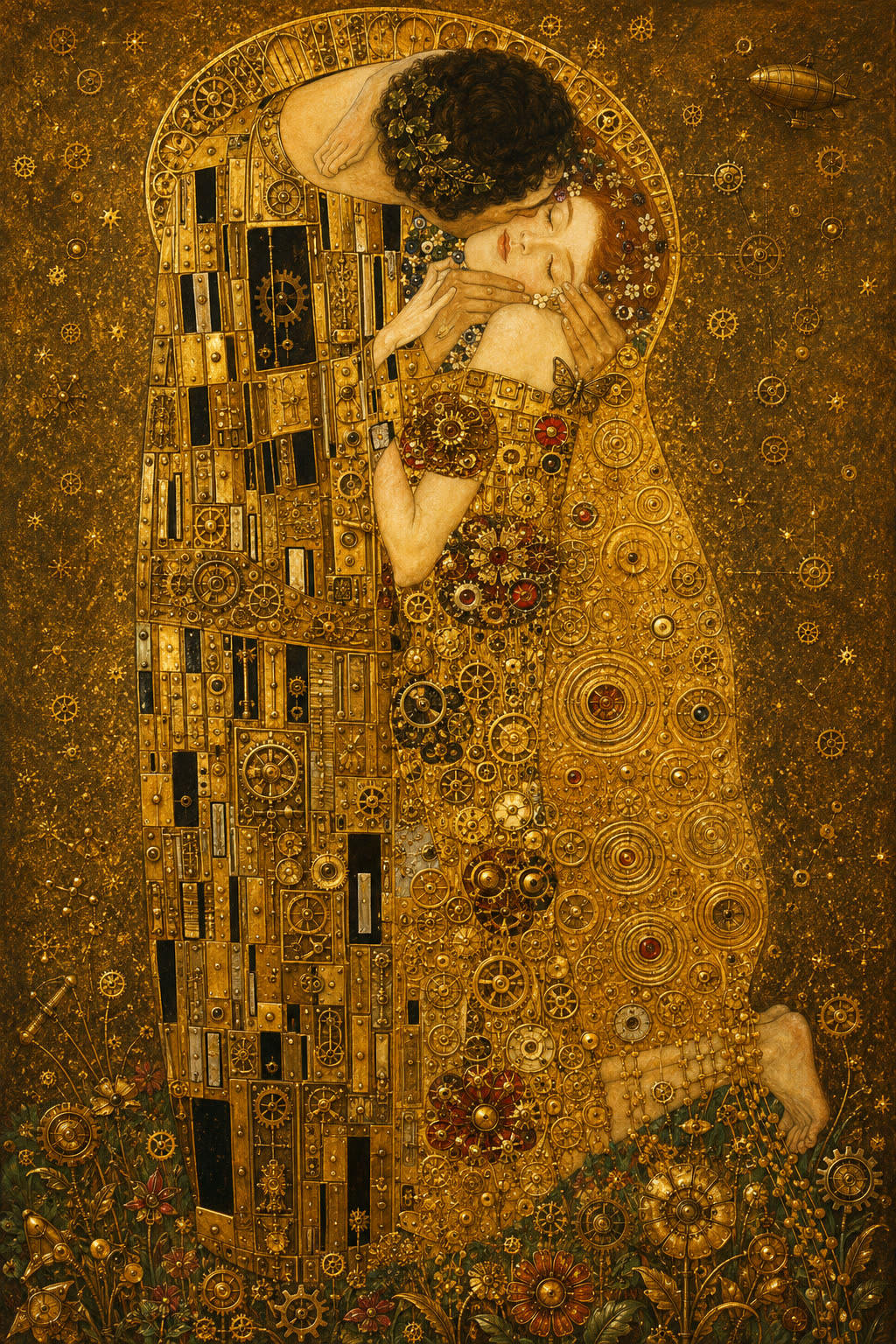 Le Baiser (Klimt) — Portraits Mécaniques — La Galerie Mécanique