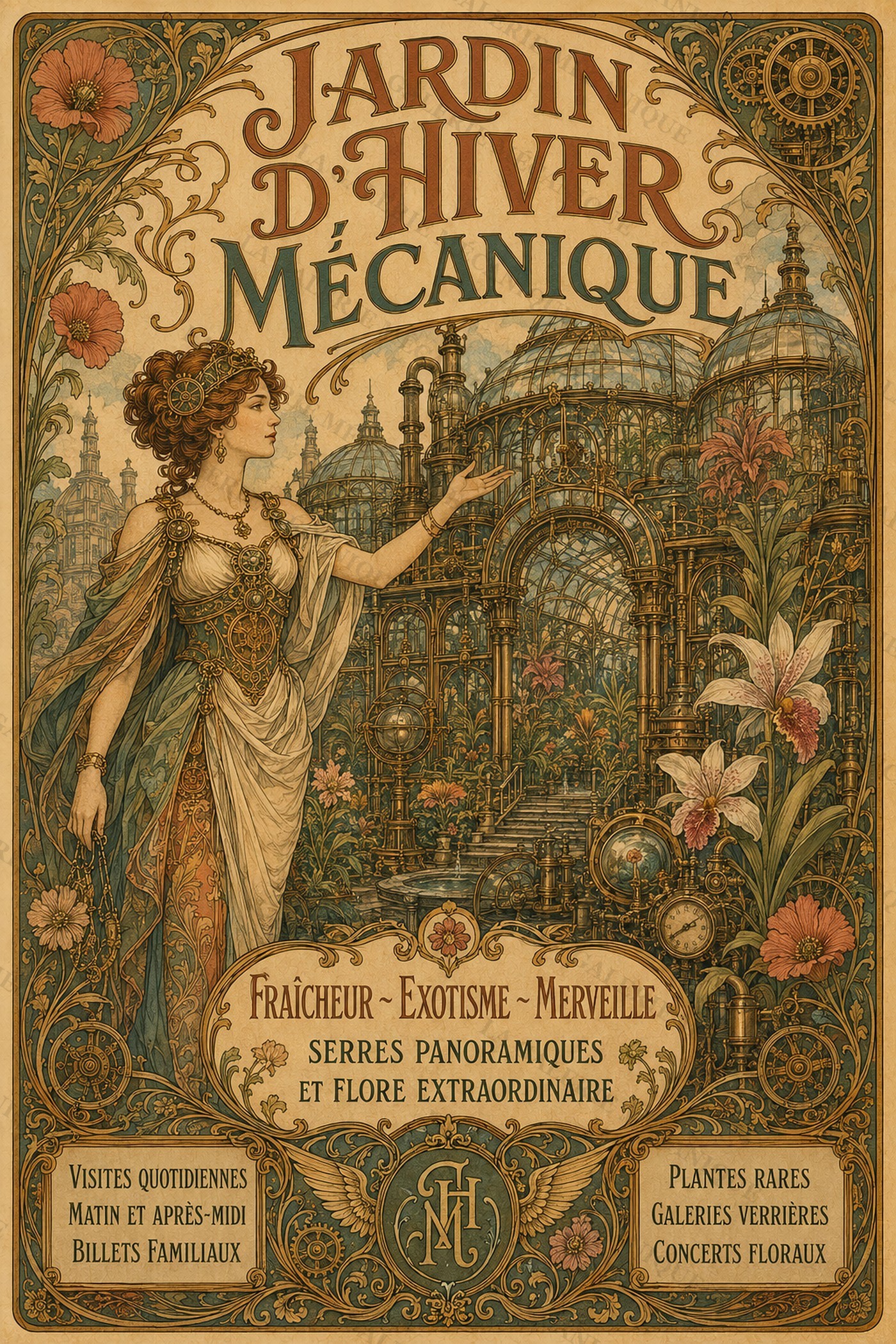 Mechanical Winter Garden — Réclames Mécaniques — La Galerie Mécanique