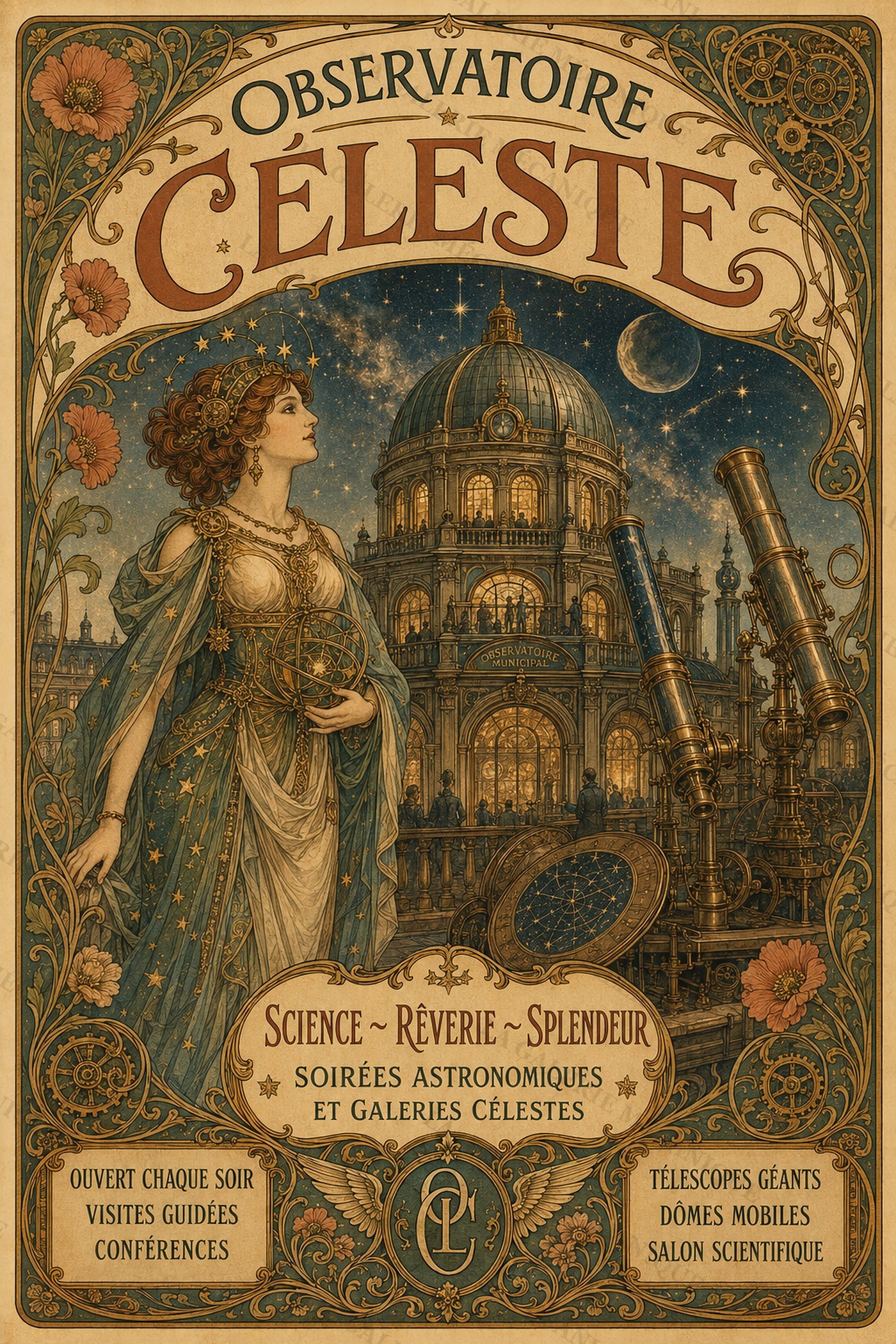 Celestial Observatory — Réclames Mécaniques — La Galerie Mécanique