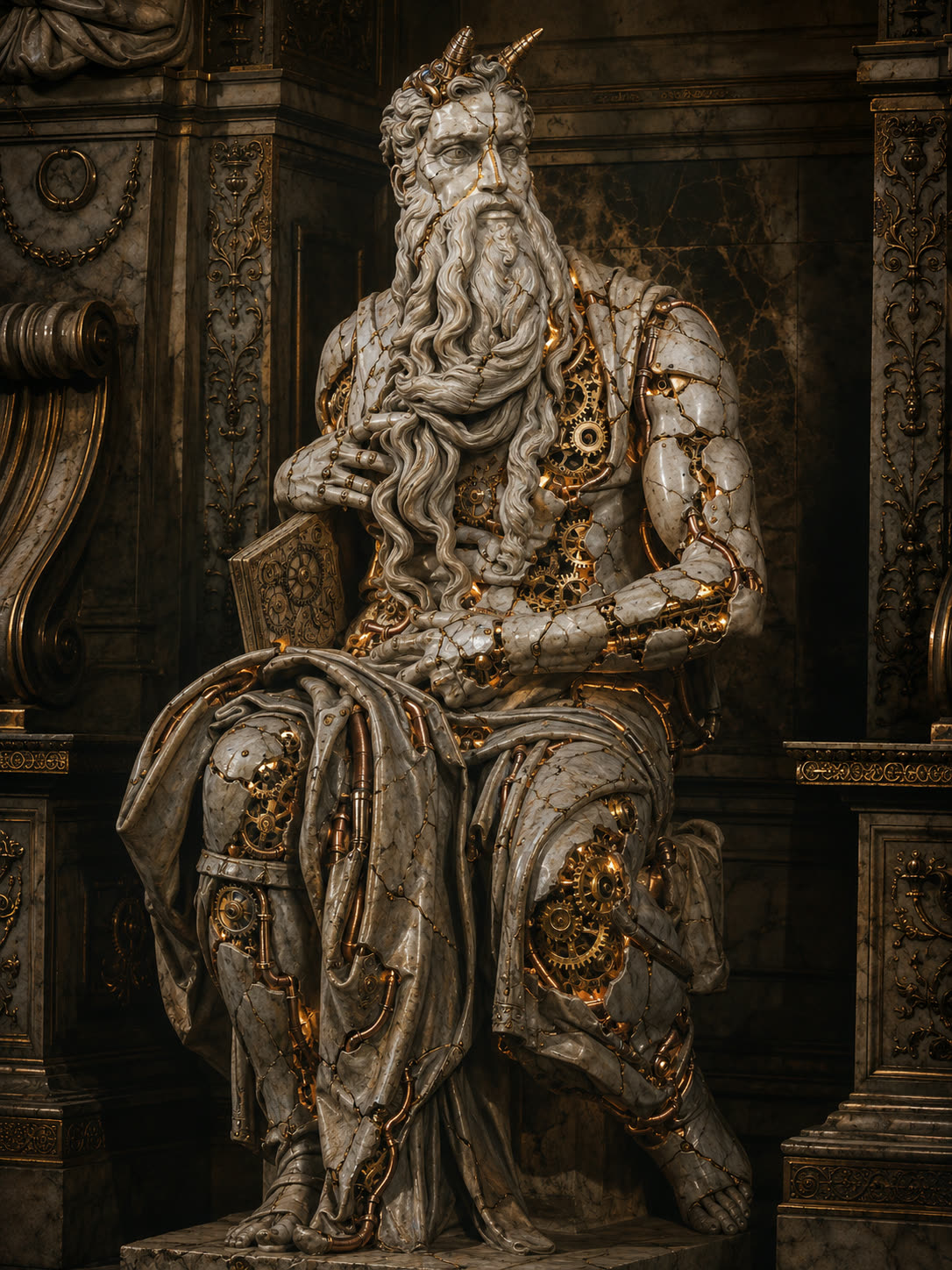 Le Moïse — Statuaria Mechanica — La Galerie Mécanique