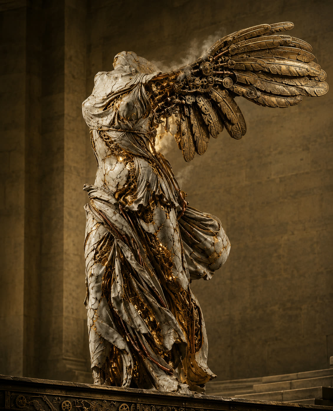 La Victoire de Samothrace — Statuaria Mechanica — La Galerie Mécanique
