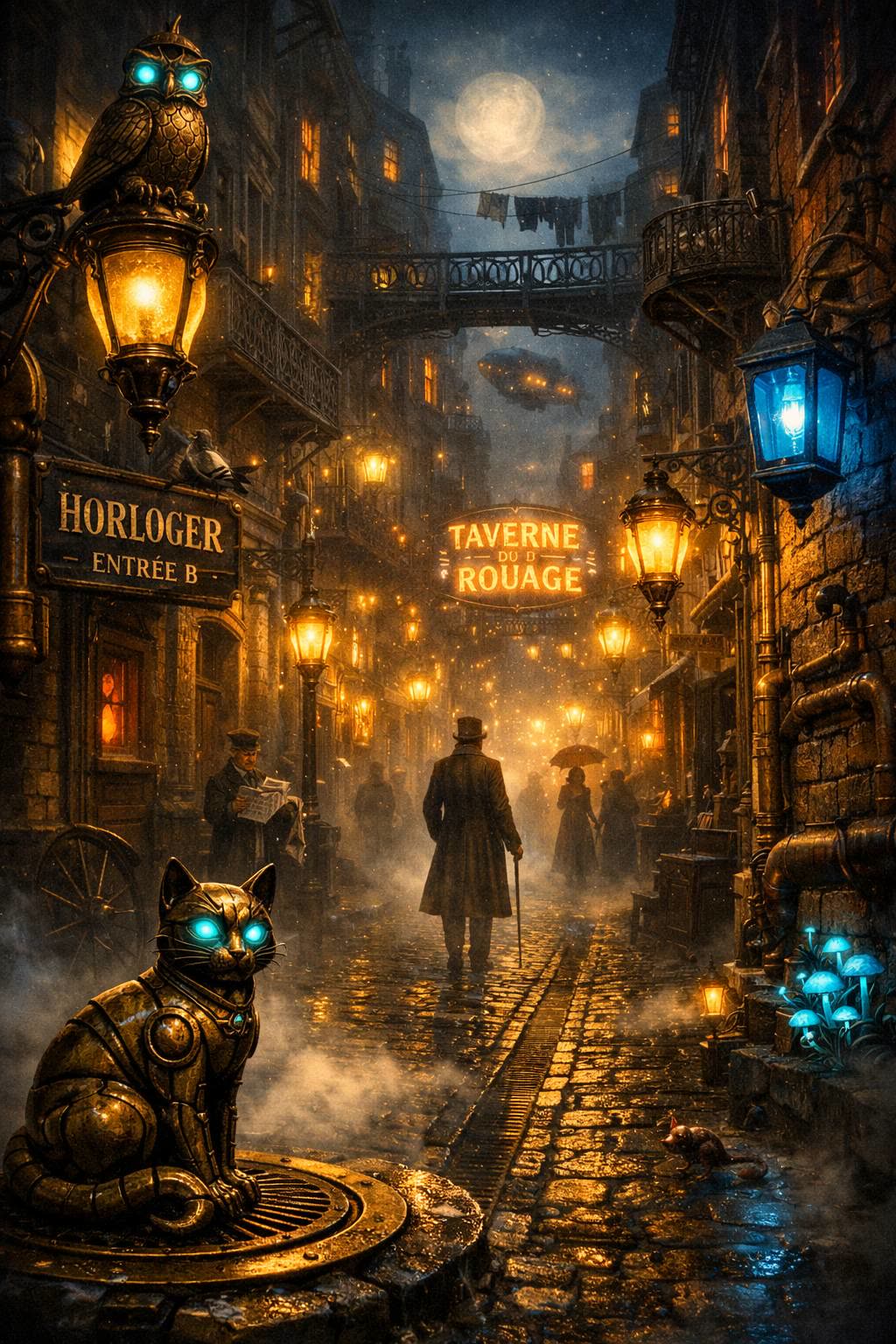 La Ruelle des Brumes — Urbs Mechanica — La Galerie Mécanique