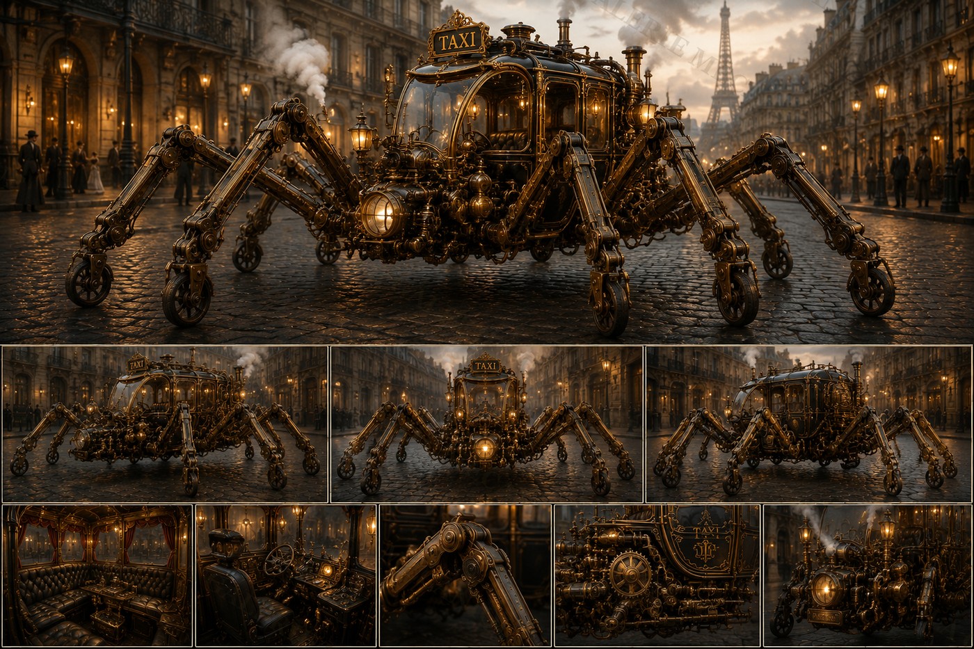 The Spider Taxi — Impossible Vehicles — La Galerie Mécanique