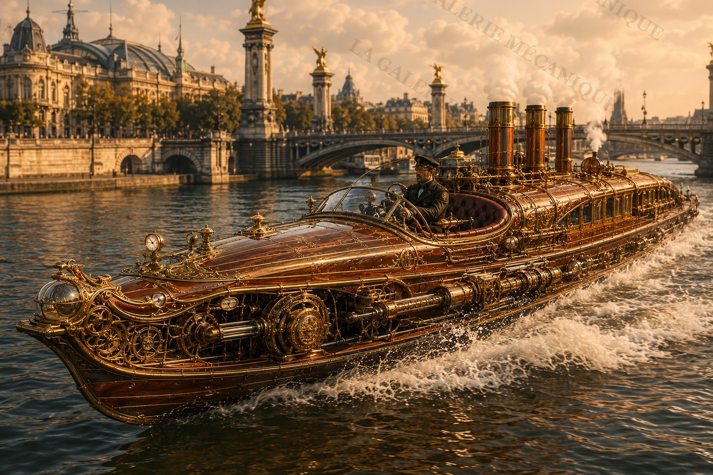 The Steam Yacht — Impossible Vehicles — La Galerie Mécanique