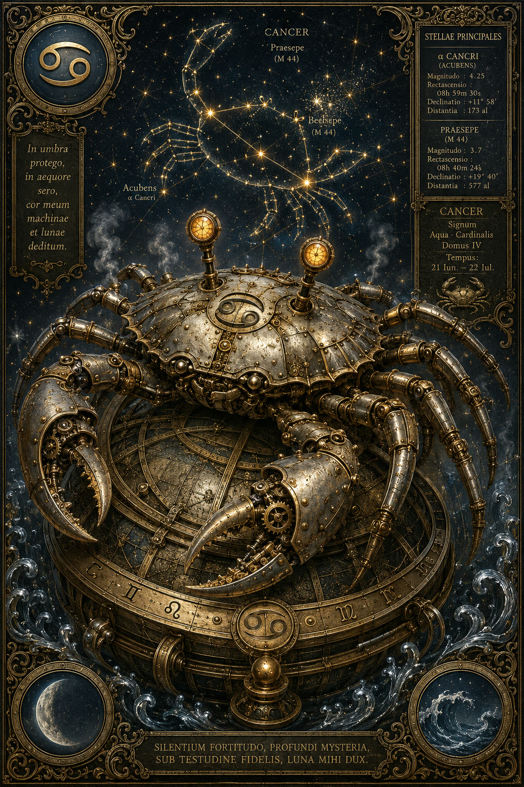 Cancer — Zodiacus Mechanica — La Galerie Mécanique