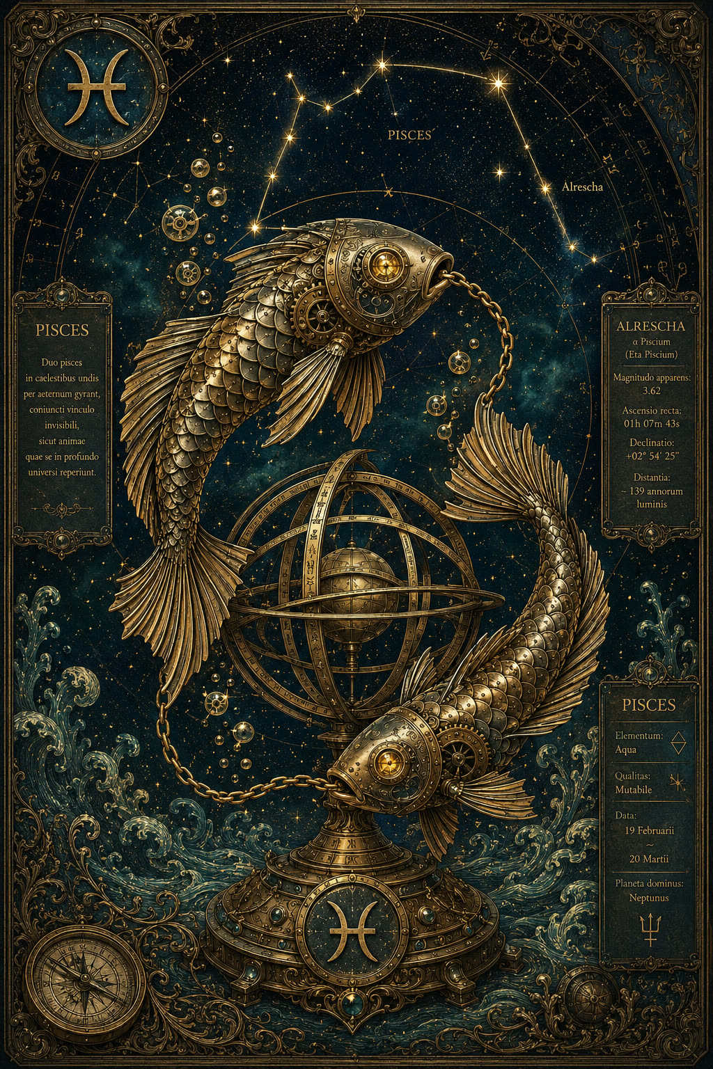 Poissons — Zodiacus Mechanica — La Galerie Mécanique