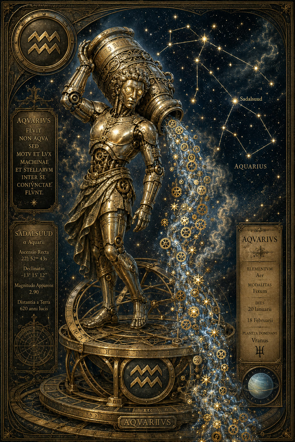 Verseau — Zodiacus Mechanica — La Galerie Mécanique