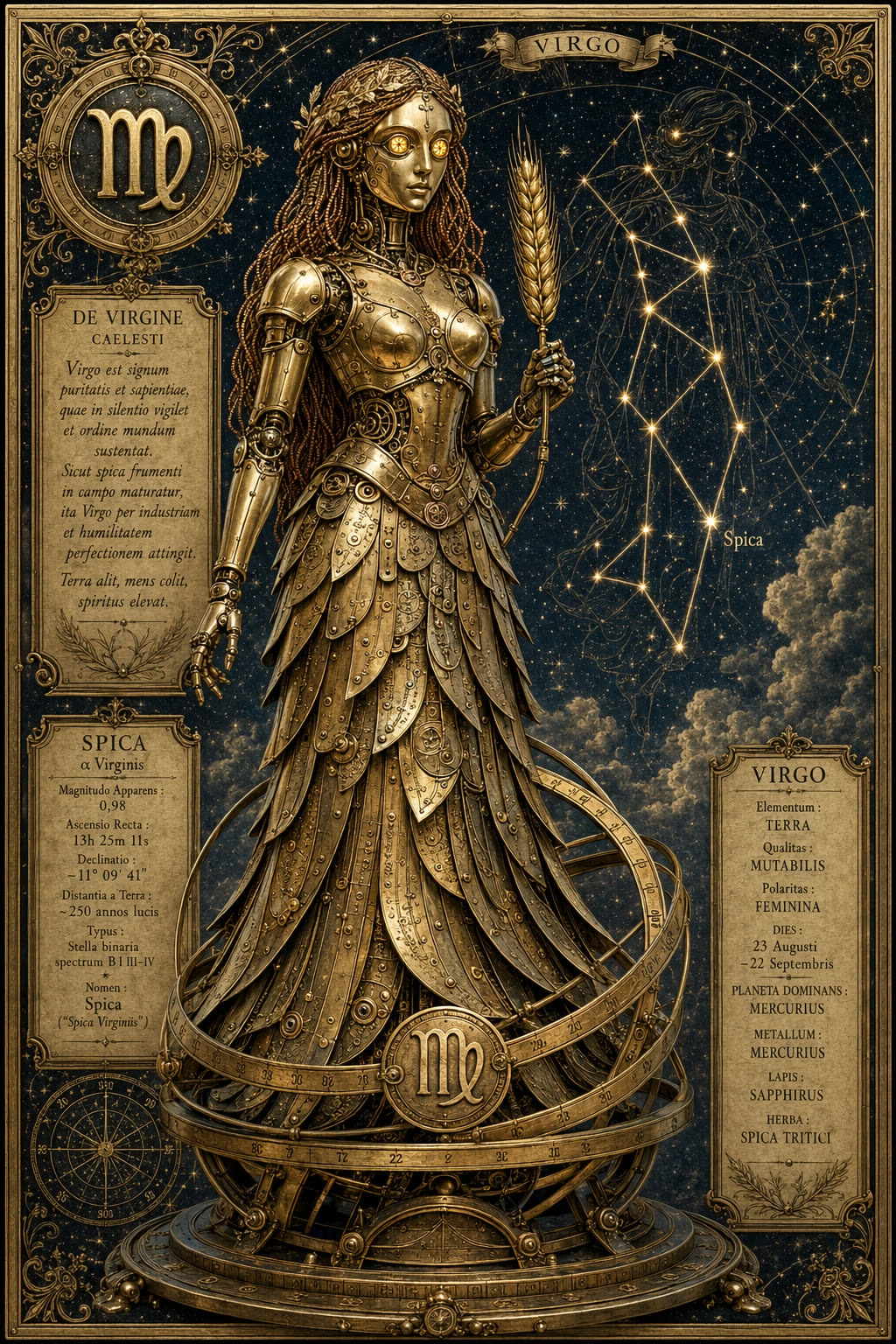 Vierge — Zodiacus Mechanica — La Galerie Mécanique
